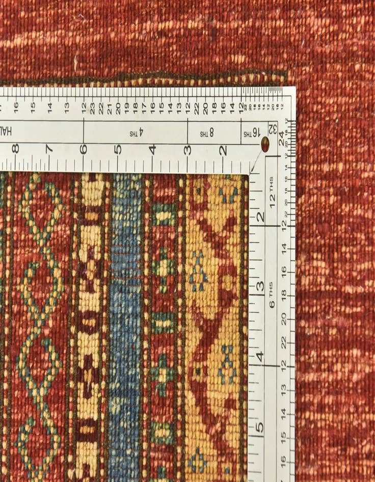 Detail image of  6' 7 x 9' 9  Hand Knotted Ariana Ziegler Rug