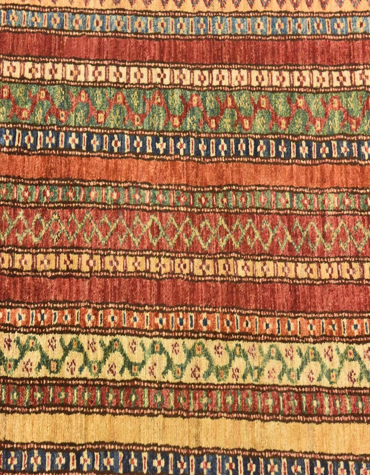 Detail image of  6' 7 x 9' 9  Hand Knotted Ariana Ziegler Rug