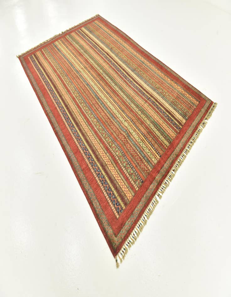 Detail image of  6' 9 x 9' 10  Hand Knotted Ariana Ziegler Rug