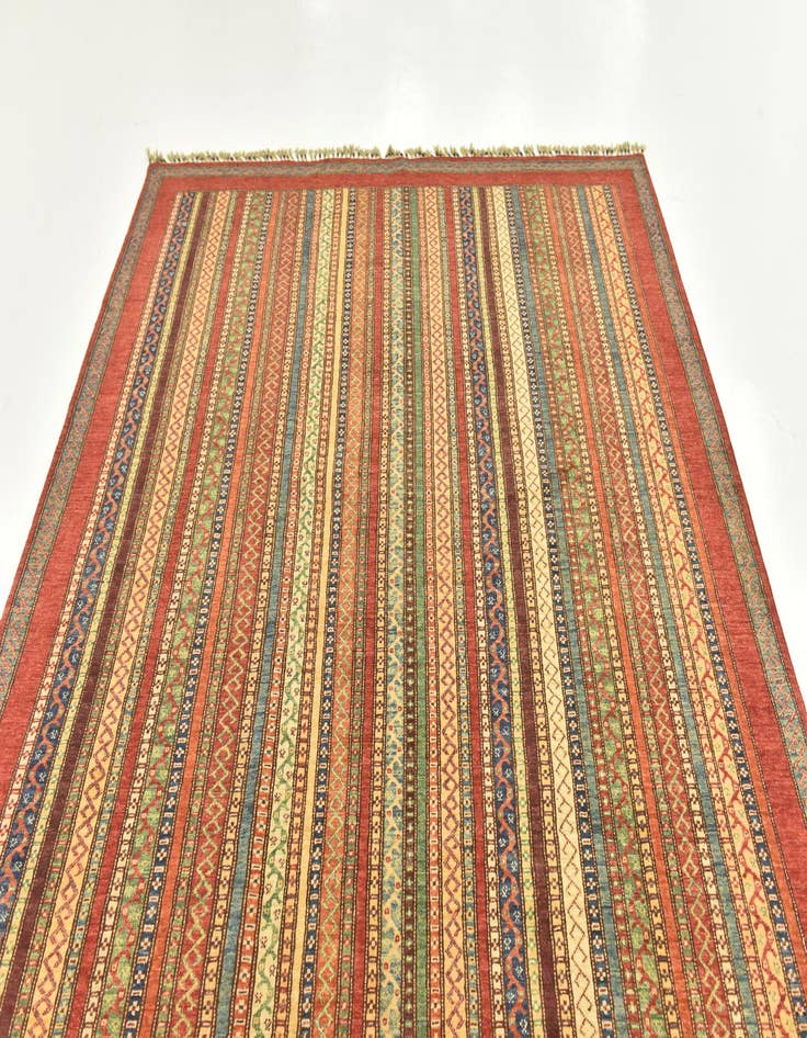 Detail image of  6' 9 x 9' 10  Hand Knotted Ariana Ziegler Rug