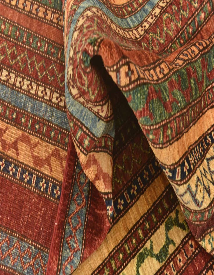 Detail image of  6' 5 x 9' 8  Hand Knotted Ariana Ziegler Rug