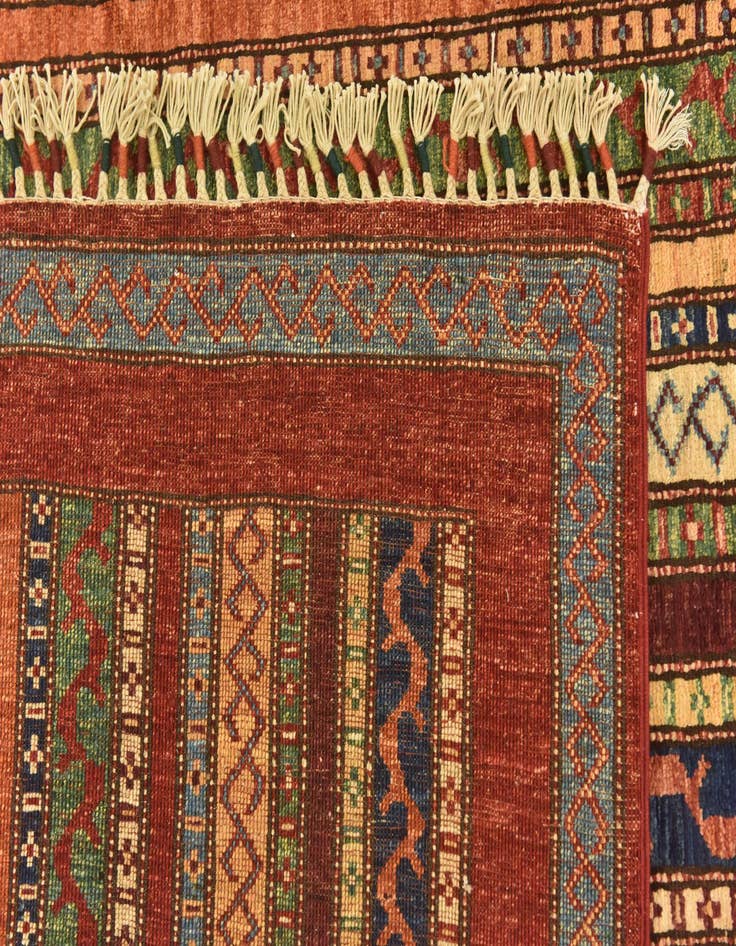 Detail image of  6' 5 x 9' 8  Hand Knotted Ariana Ziegler Rug
