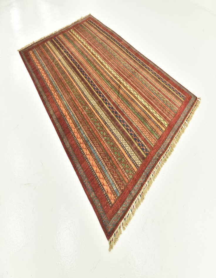 Detail image of  6' 5 x 9' 8  Hand Knotted Ariana Ziegler Rug