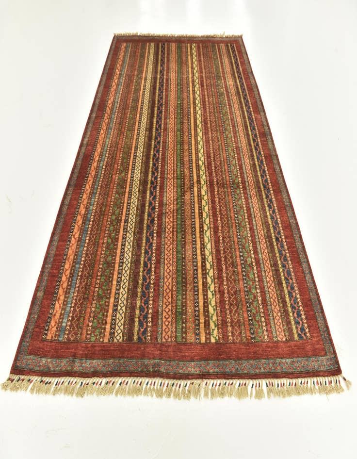 Detail image of  6' 5 x 9' 8  Hand Knotted Ariana Ziegler Rug