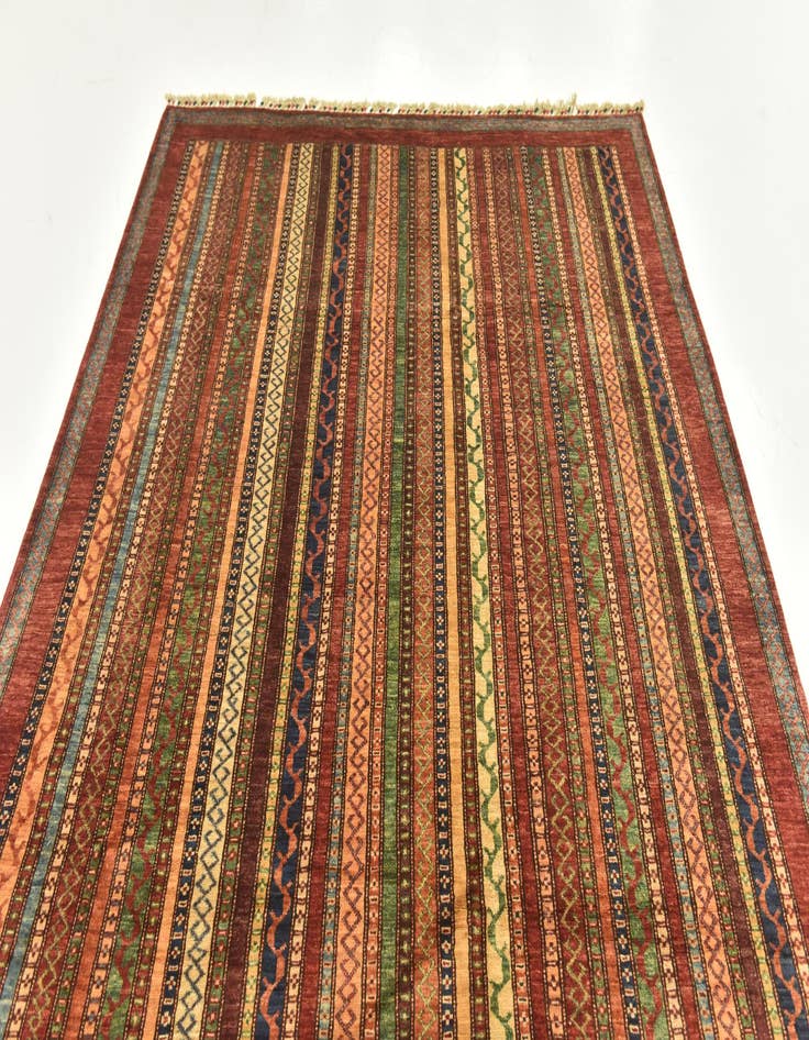 Detail image of  6' 5 x 9' 8  Hand Knotted Ariana Ziegler Rug