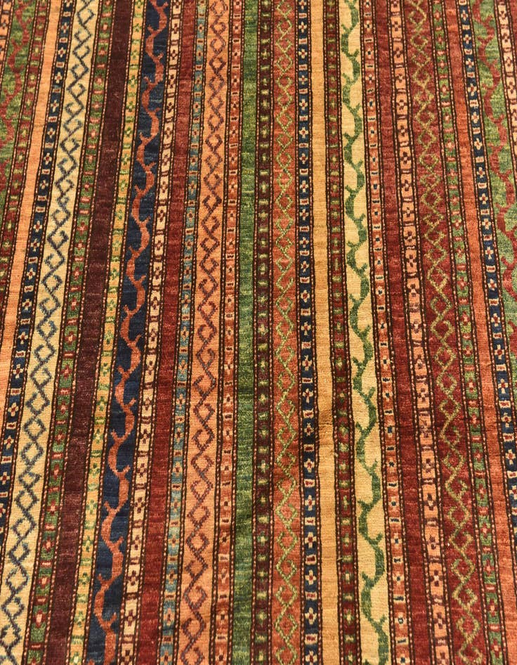 Detail image of  6' 5 x 9' 8  Hand Knotted Ariana Ziegler Rug