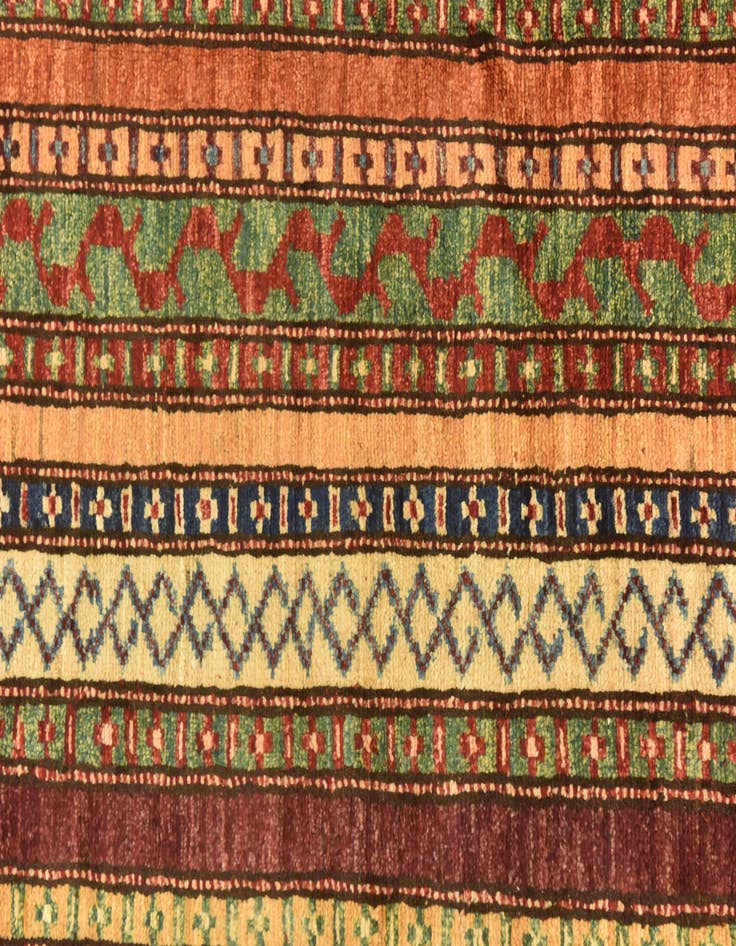 Detail image of  6' 5 x 9' 8  Hand Knotted Ariana Ziegler Rug