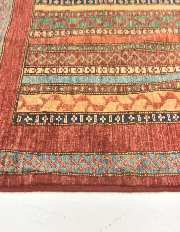 Detail image of  6' 5 x 9' 8  Hand Knotted Ariana Ziegler Rug