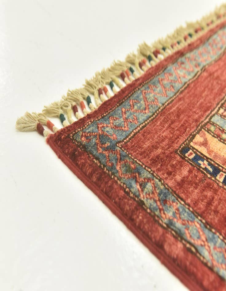 Detail image of  6' 5 x 9' 8  Hand Knotted Ariana Ziegler Rug