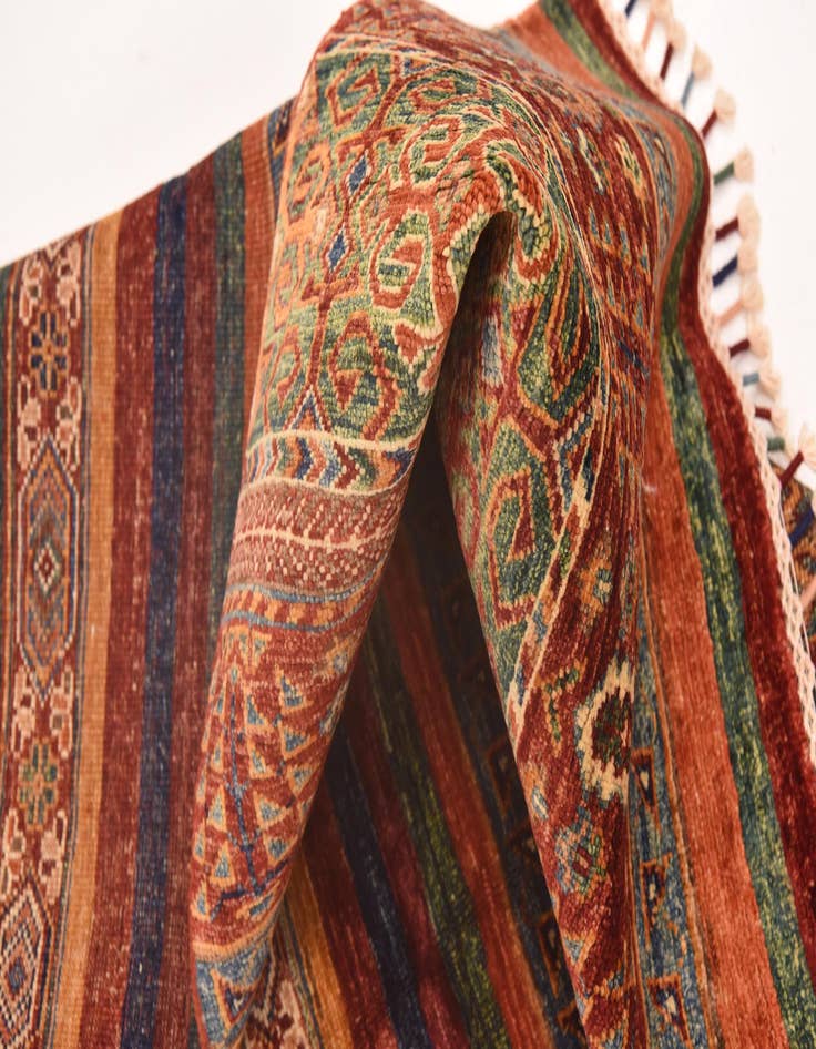 Detail image of  6' x 8' 1  Hand Knotted Ariana Ziegler Rug