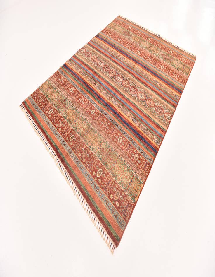 Detail image of  6' x 8' 1  Hand Knotted Ariana Ziegler Rug