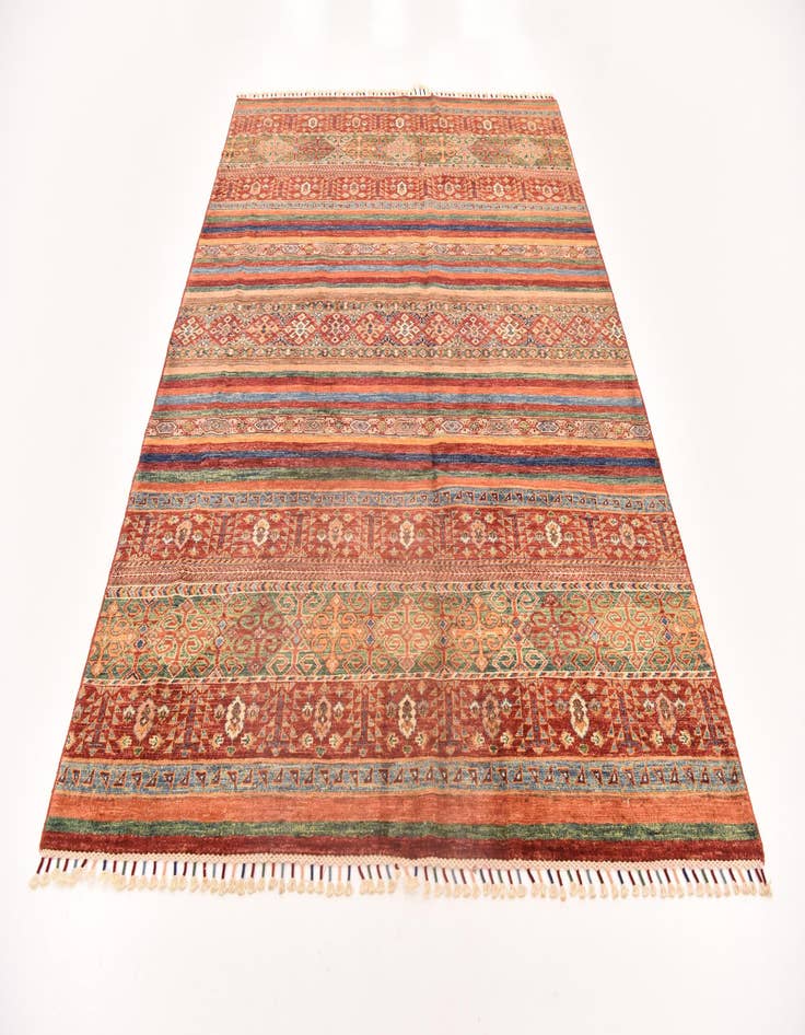 Detail image of  6' x 8' 1  Hand Knotted Ariana Ziegler Rug