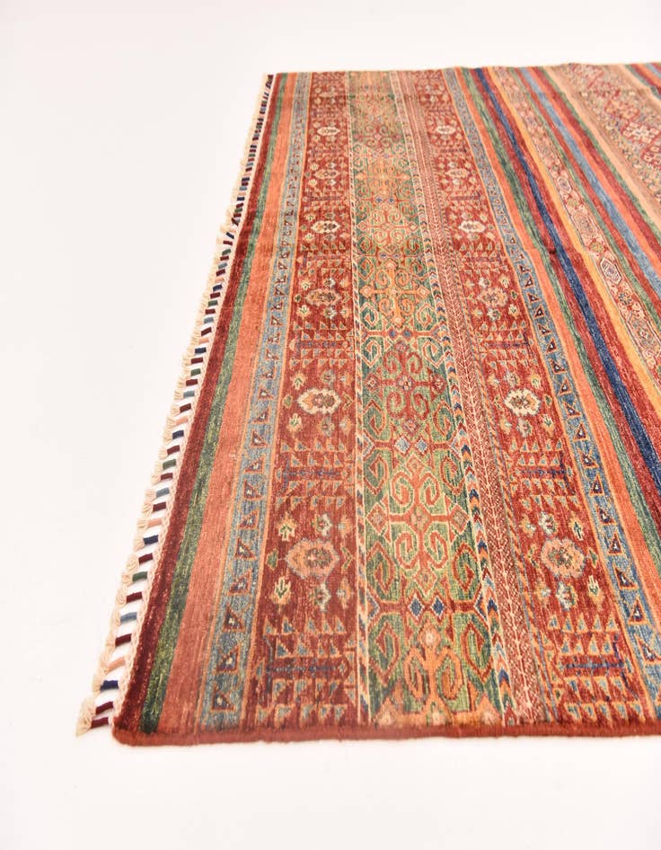 Detail image of  6' x 8' 1  Hand Knotted Ariana Ziegler Rug