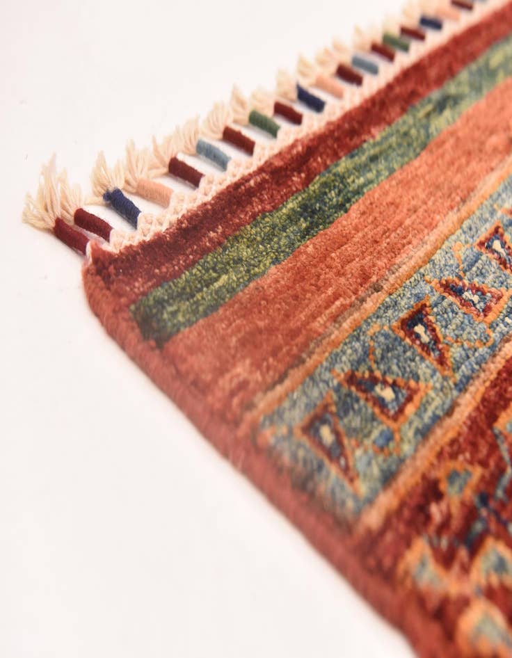 Detail image of  6' x 8' 1  Hand Knotted Ariana Ziegler Rug