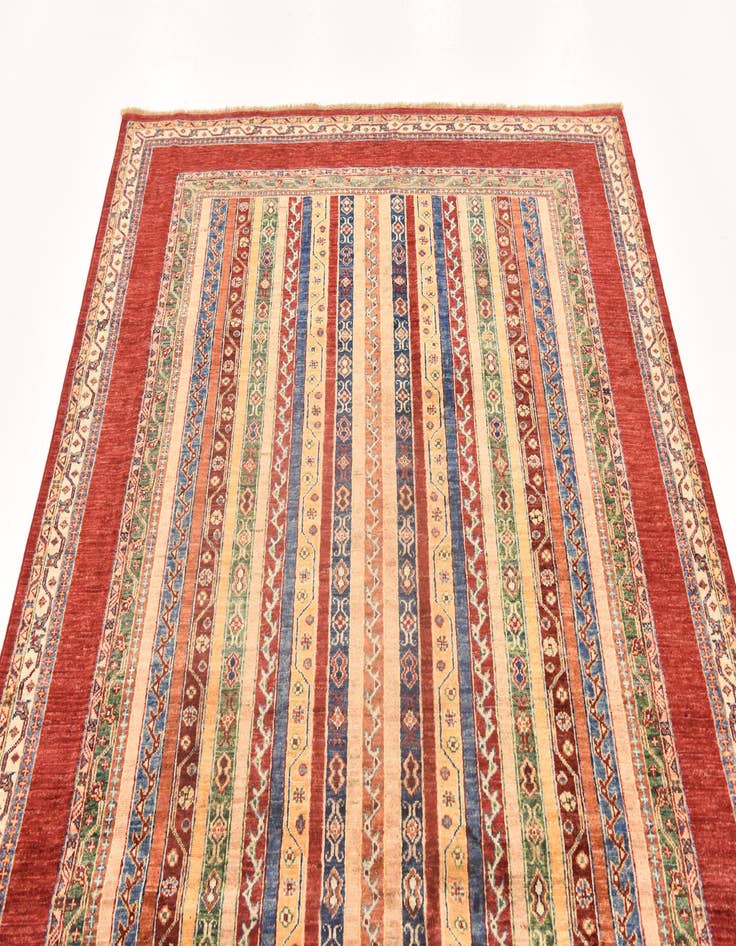 Detail image of  5' 6 x 7' 9  Hand Knotted Ariana Ziegler Rug