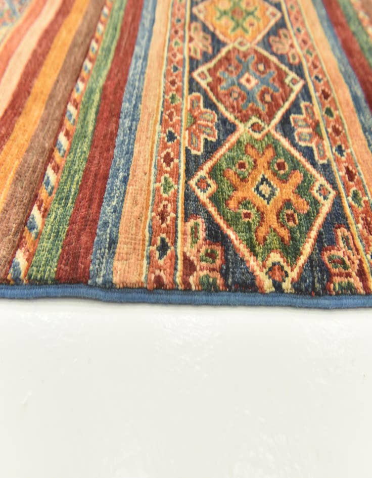 Detail image of  3' 5 x 4' 10  Hand Knotted Ariana Ziegler Rug