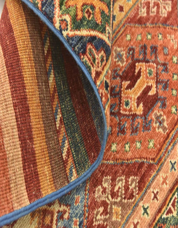 Detail image of  3' 5 x 4' 10  Hand Knotted Ariana Ziegler Rug