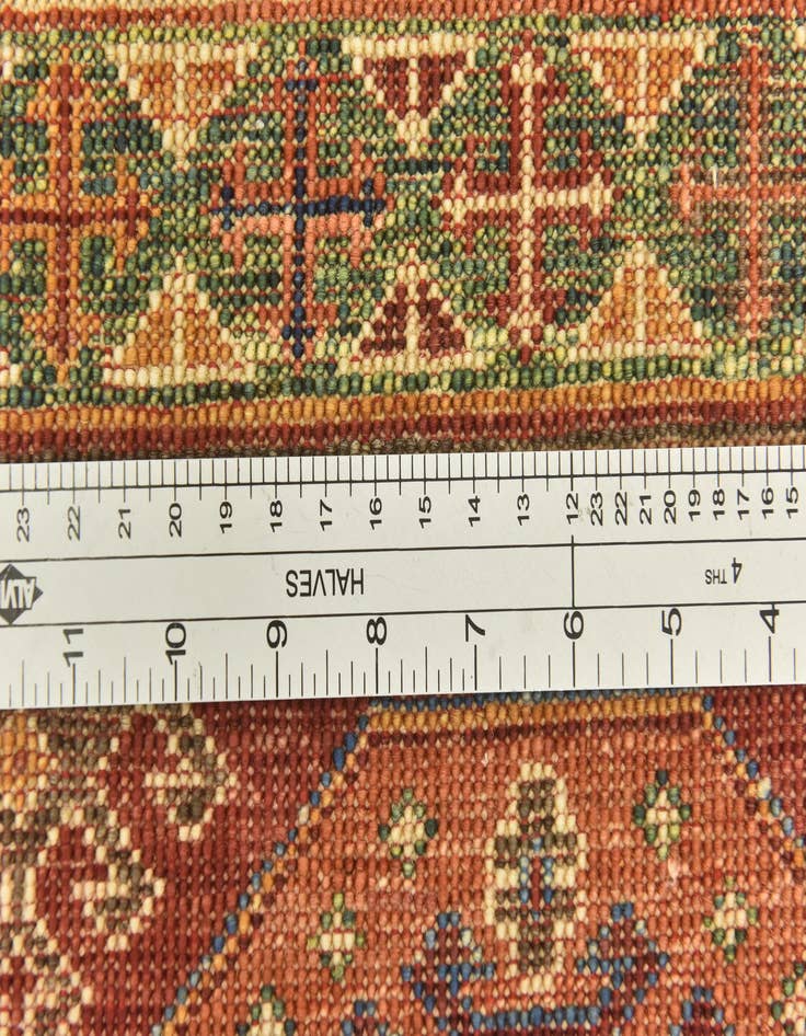 Detail image of  3' 5 x 4' 10  Hand Knotted Ariana Ziegler Rug