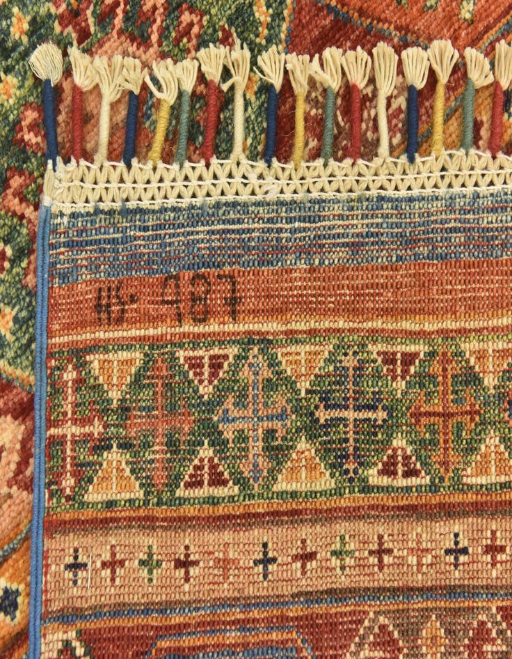 Detail image of  3' 5 x 4' 10  Hand Knotted Ariana Ziegler Rug