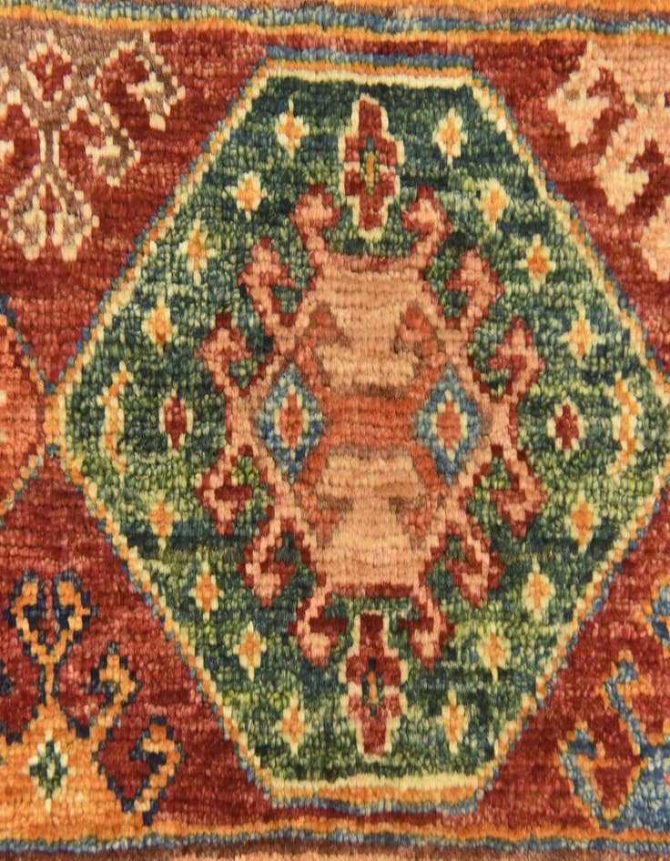 Detail image of  3' 5 x 4' 10  Hand Knotted Ariana Ziegler Rug