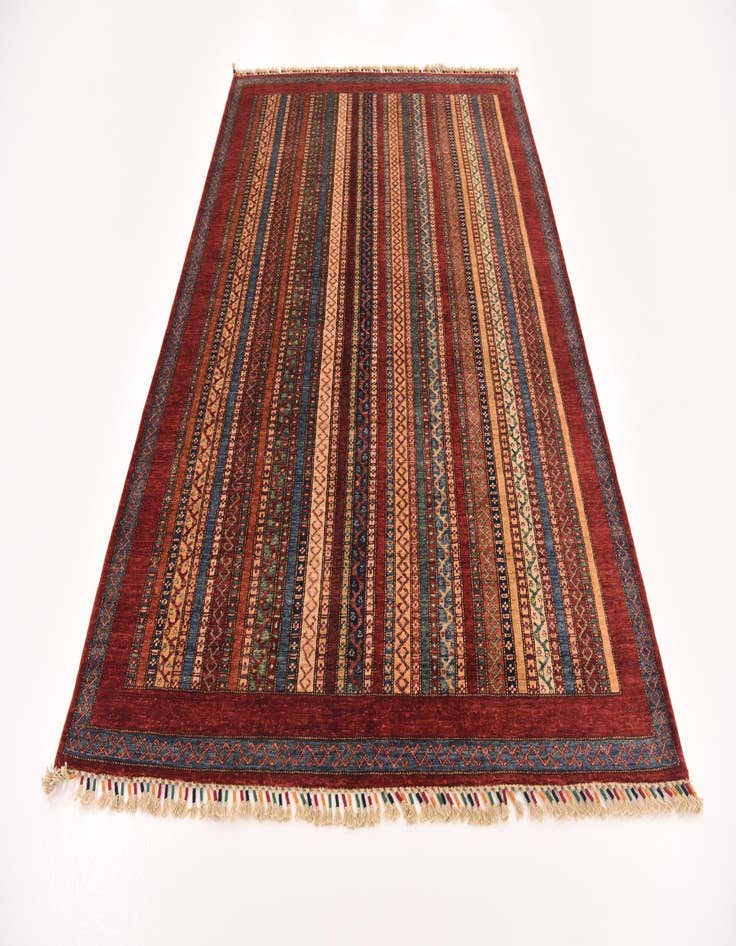 Detail image of  5' 7 x 8'  Hand Knotted Ariana Ziegler Rug