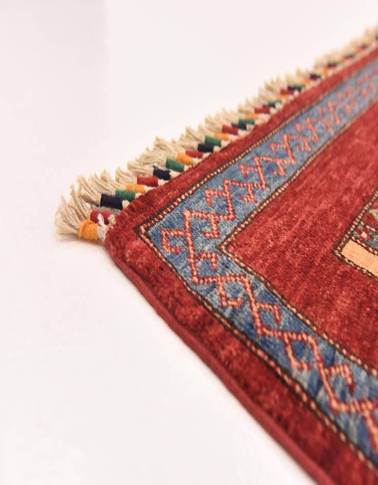 Detail image of  5' 7 x 8'  Hand Knotted Ariana Ziegler Rug