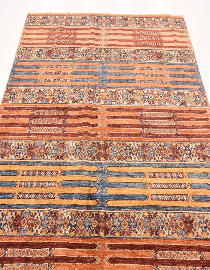 Detail image of  6' x 8' 2  Hand Knotted Ariana Ziegler Rug