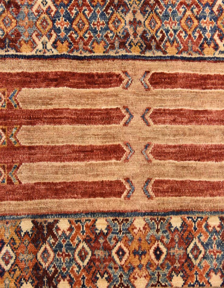 Detail image of  6' x 8' 2  Hand Knotted Ariana Ziegler Rug