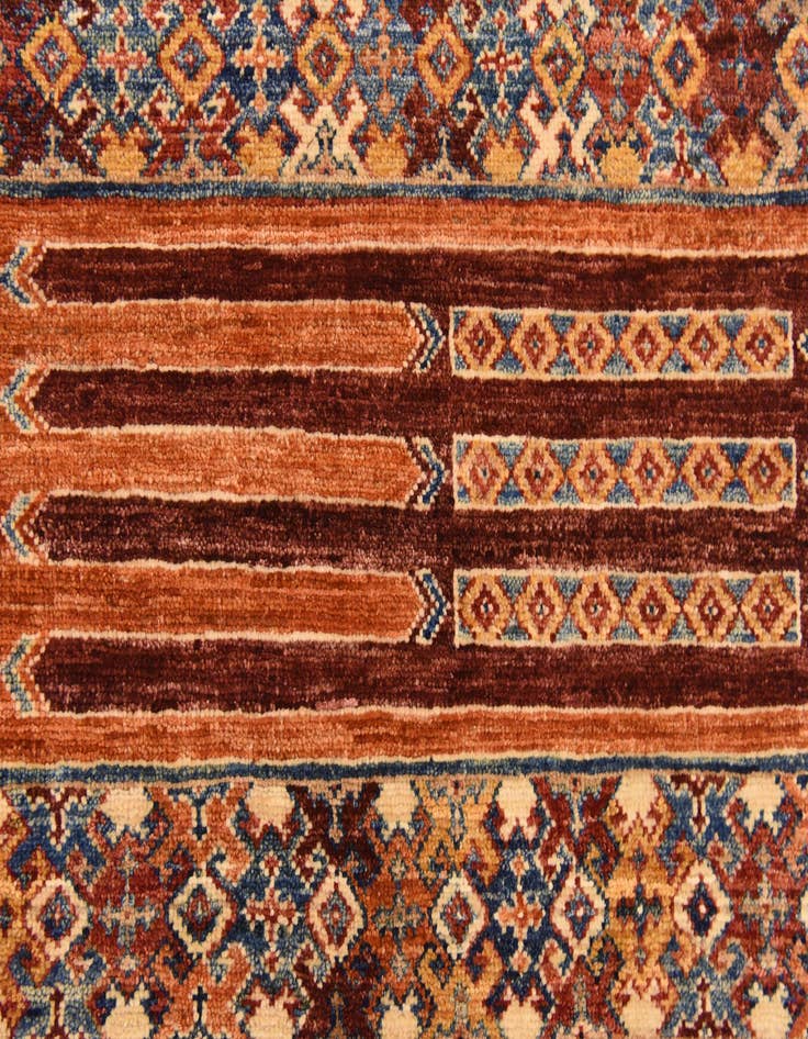 Detail image of  6' x 8' 2  Hand Knotted Ariana Ziegler Rug