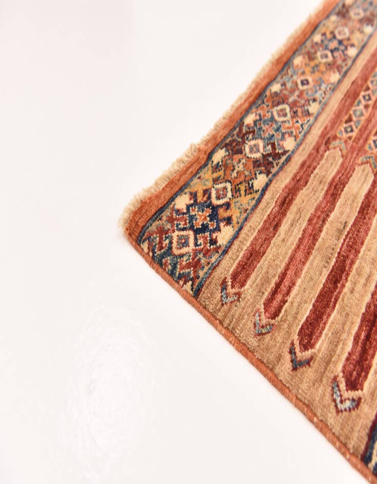 Detail image of  6' x 8' 2  Hand Knotted Ariana Ziegler Rug