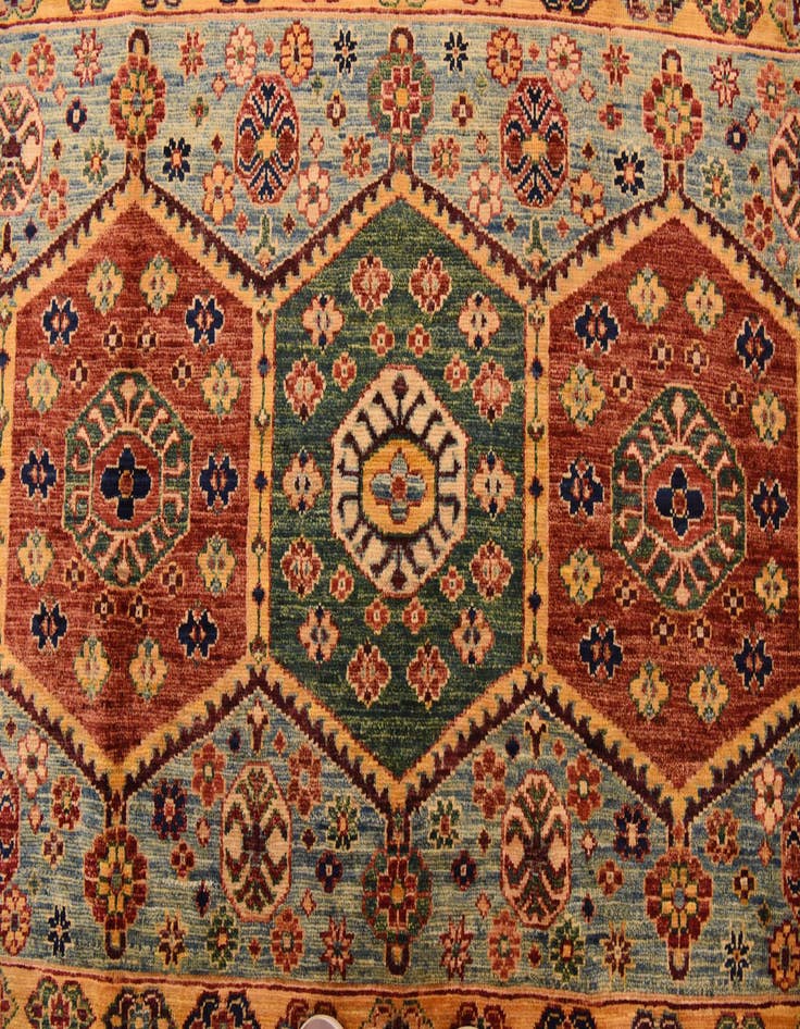 Detail image of  9' x 11' 10  Hand Knotted Ariana Ziegler Rug