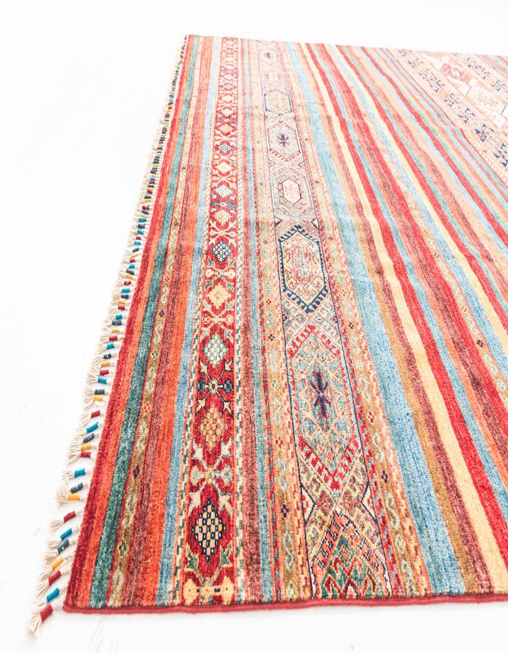 Detail image of  8' 4 x 11' 6  Hand Knotted Ariana Ziegler Rug