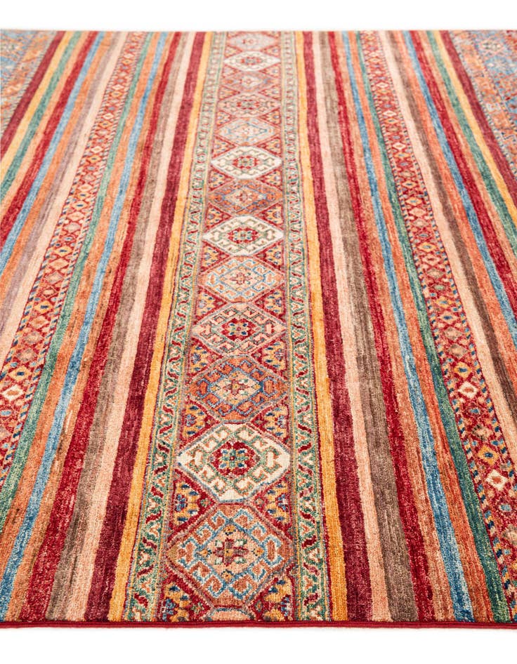 Detail image of  7' x 9' 5  Hand Knotted Ariana Ziegler Rug