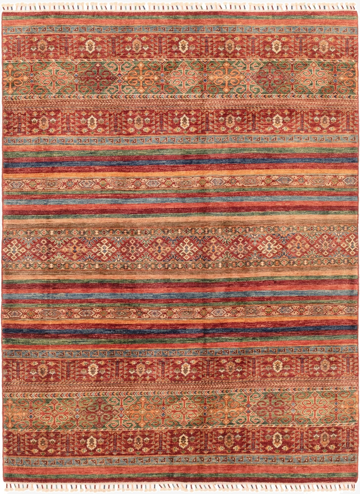  6' x 8' 1  Hand Knotted Ariana Ziegler Rug