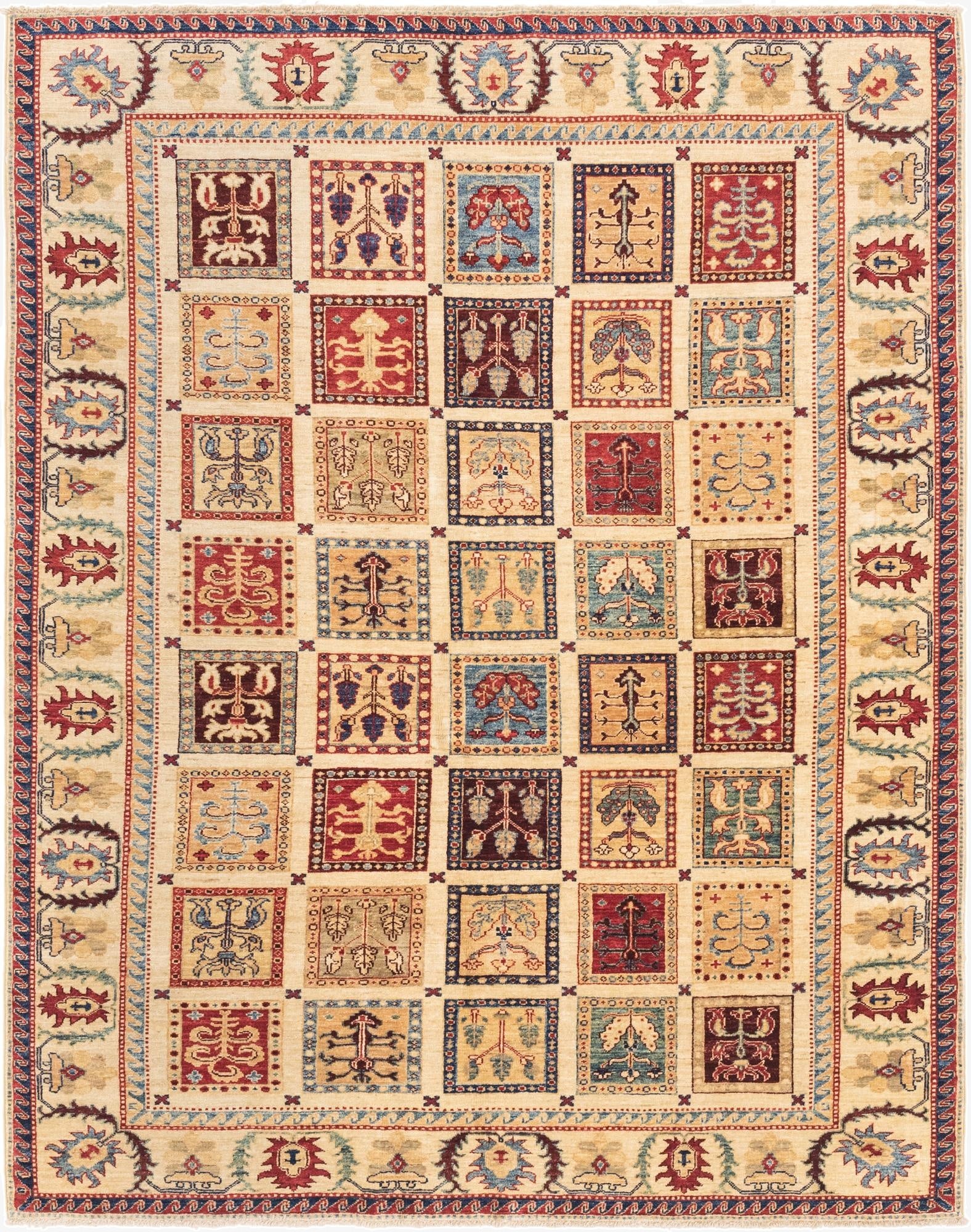  5' 9 x 7' 6  Hand Knotted Ariana Ziegler Rug