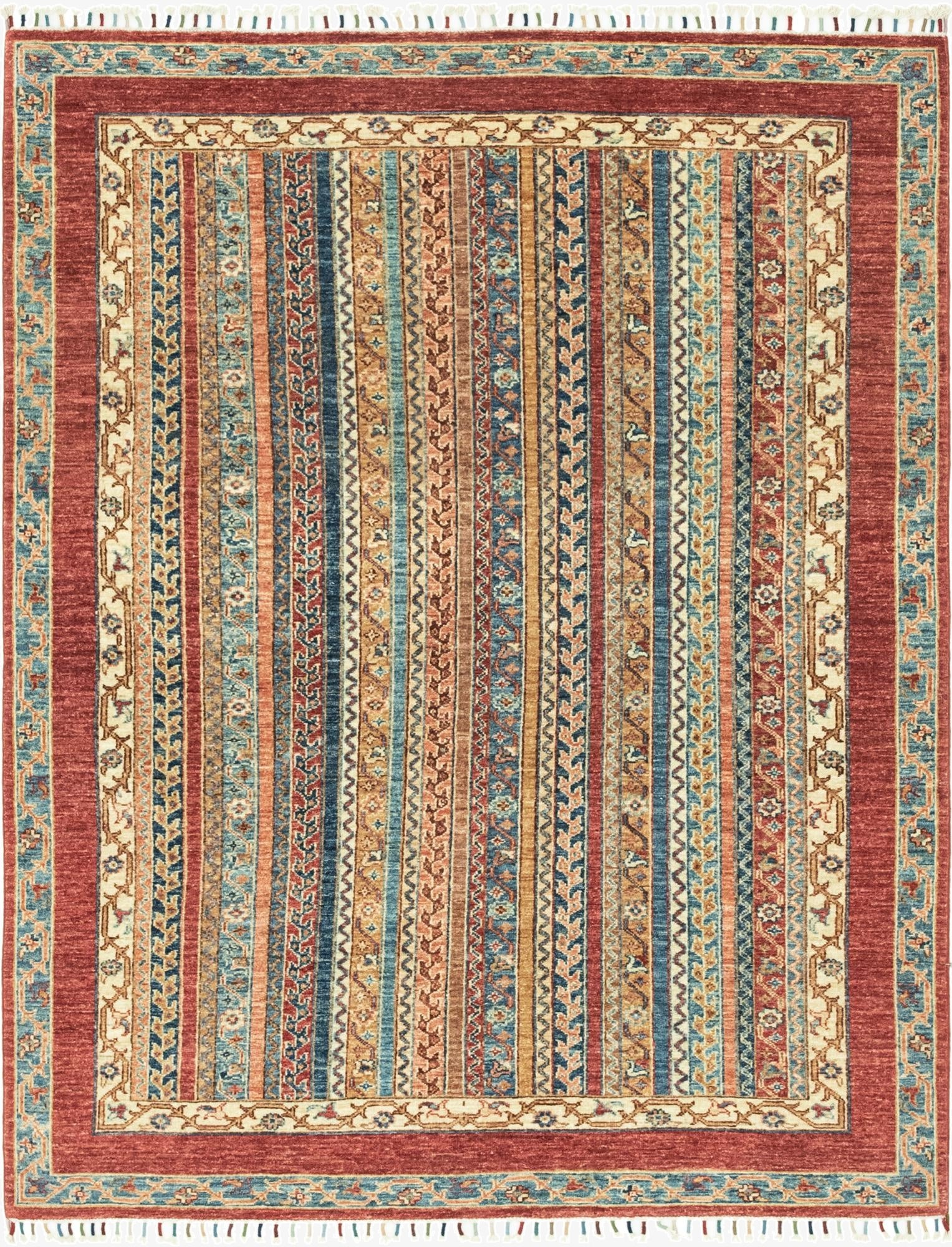  5' x 6' 6  Hand Knotted Ariana Ziegler Rug