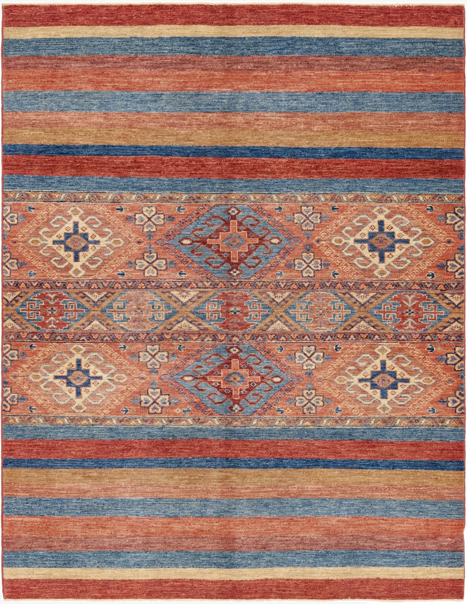  5' 1 x 6' 8  Hand Knotted Ariana Ziegler Rug