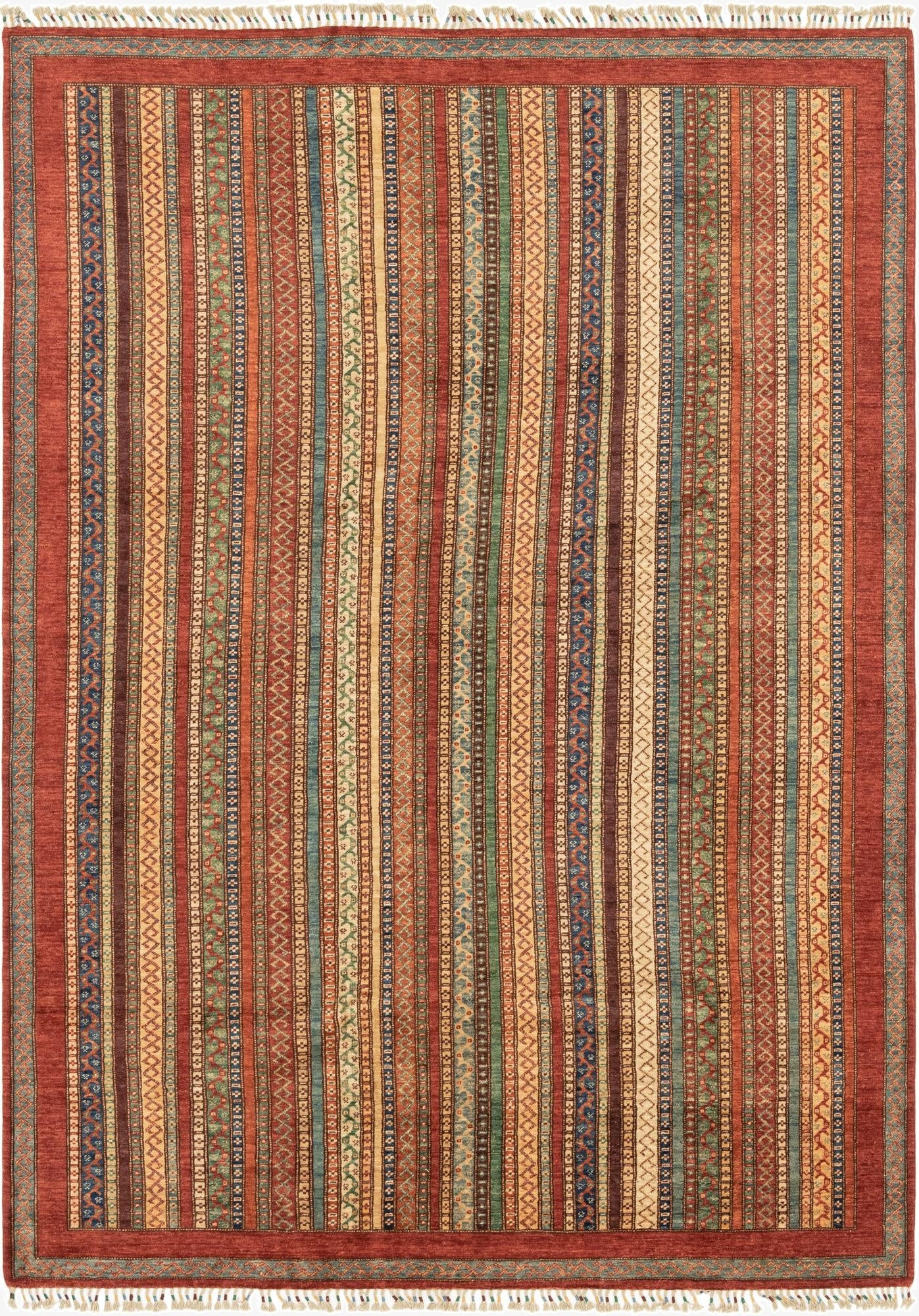  6' 9 x 9' 10  Hand Knotted Ariana Ziegler Rug