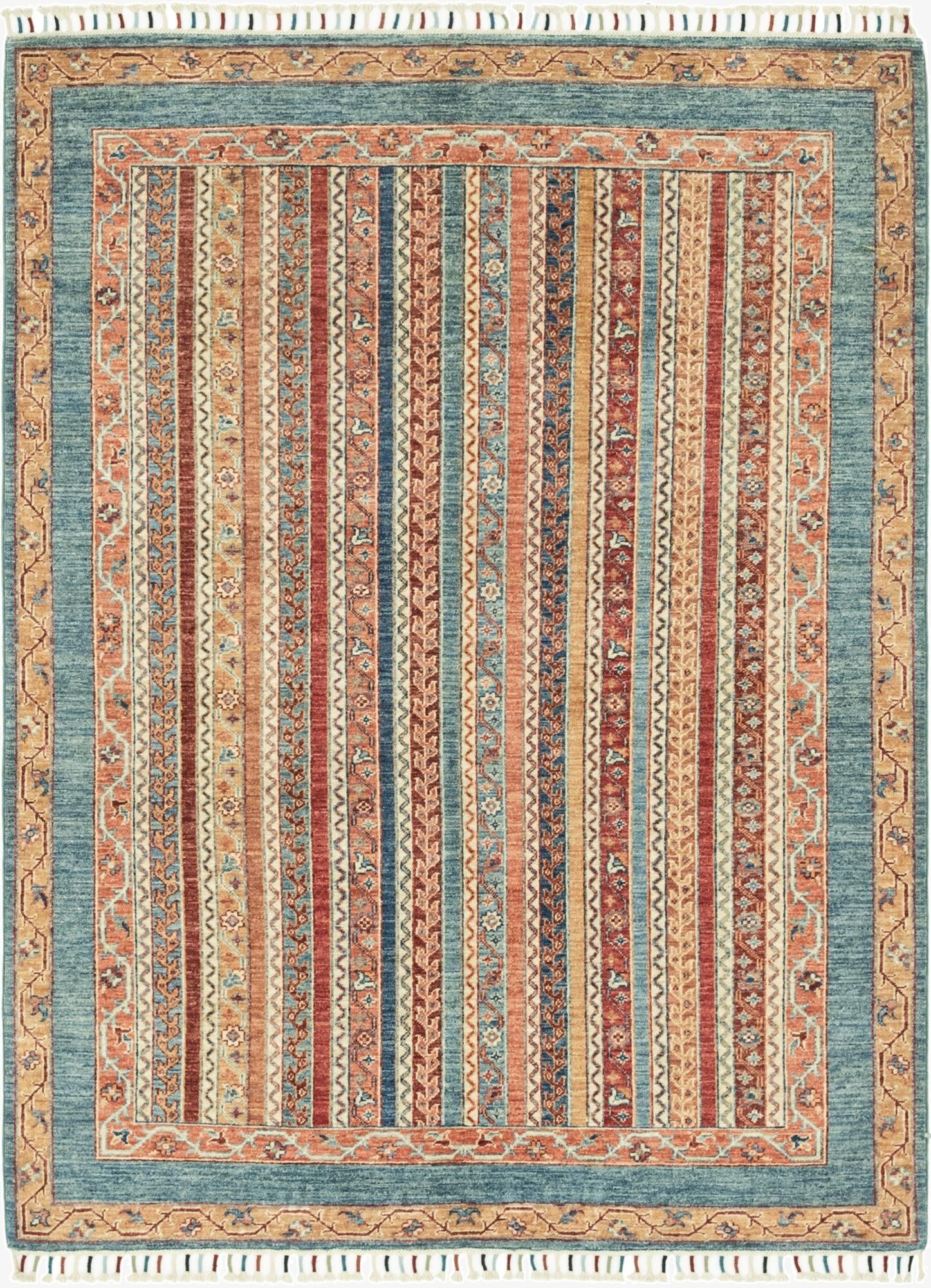  4' 10 x 6' 5  Hand Knotted Ariana Ziegler Rug