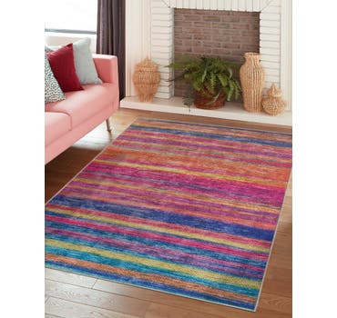 Multicolor 7' 6 x 10' 6 Asha Rug | Rugs.com