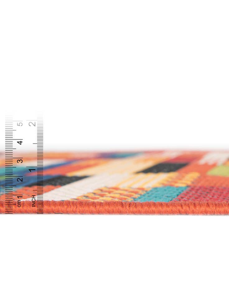 Detail image of  2' x 3' 1  Washable Baja Indoor / Outdoor Rug