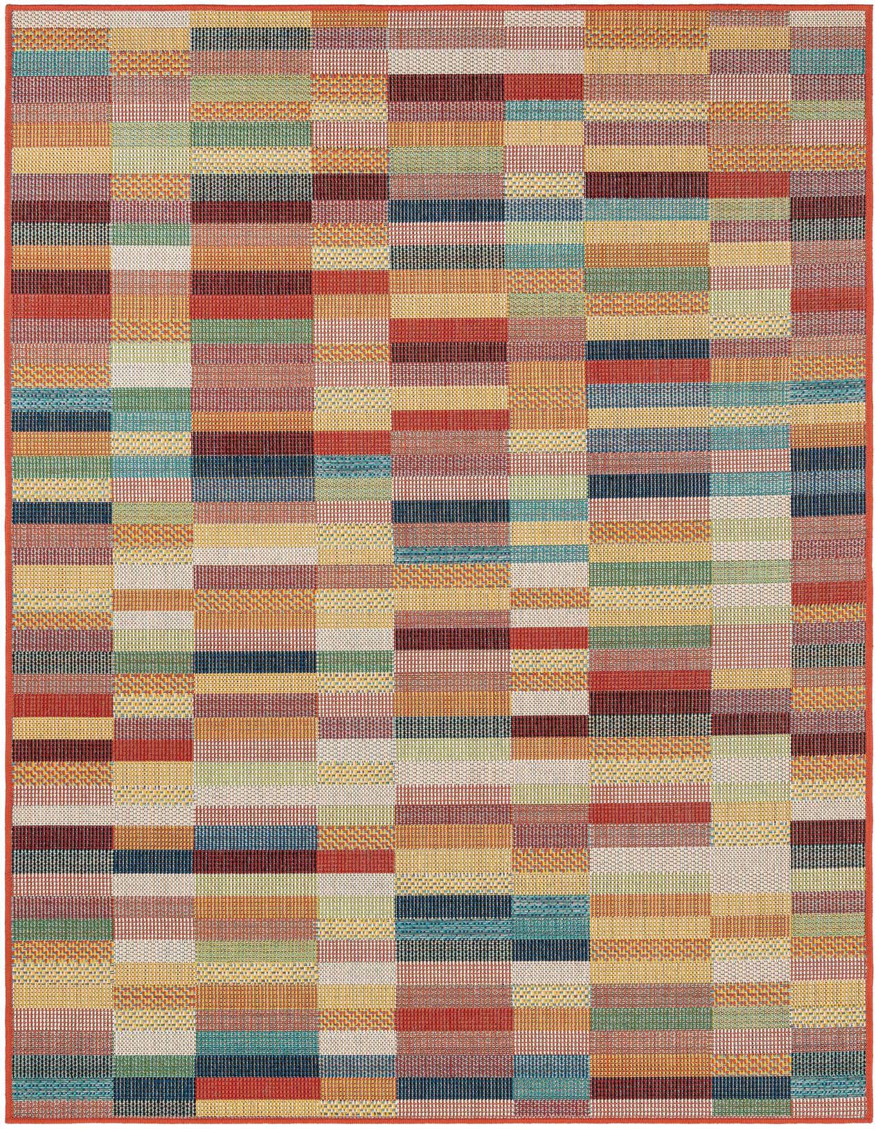 Primary image  5' 3 x 8'  Washable Baja Indoor / Outdoor Rug