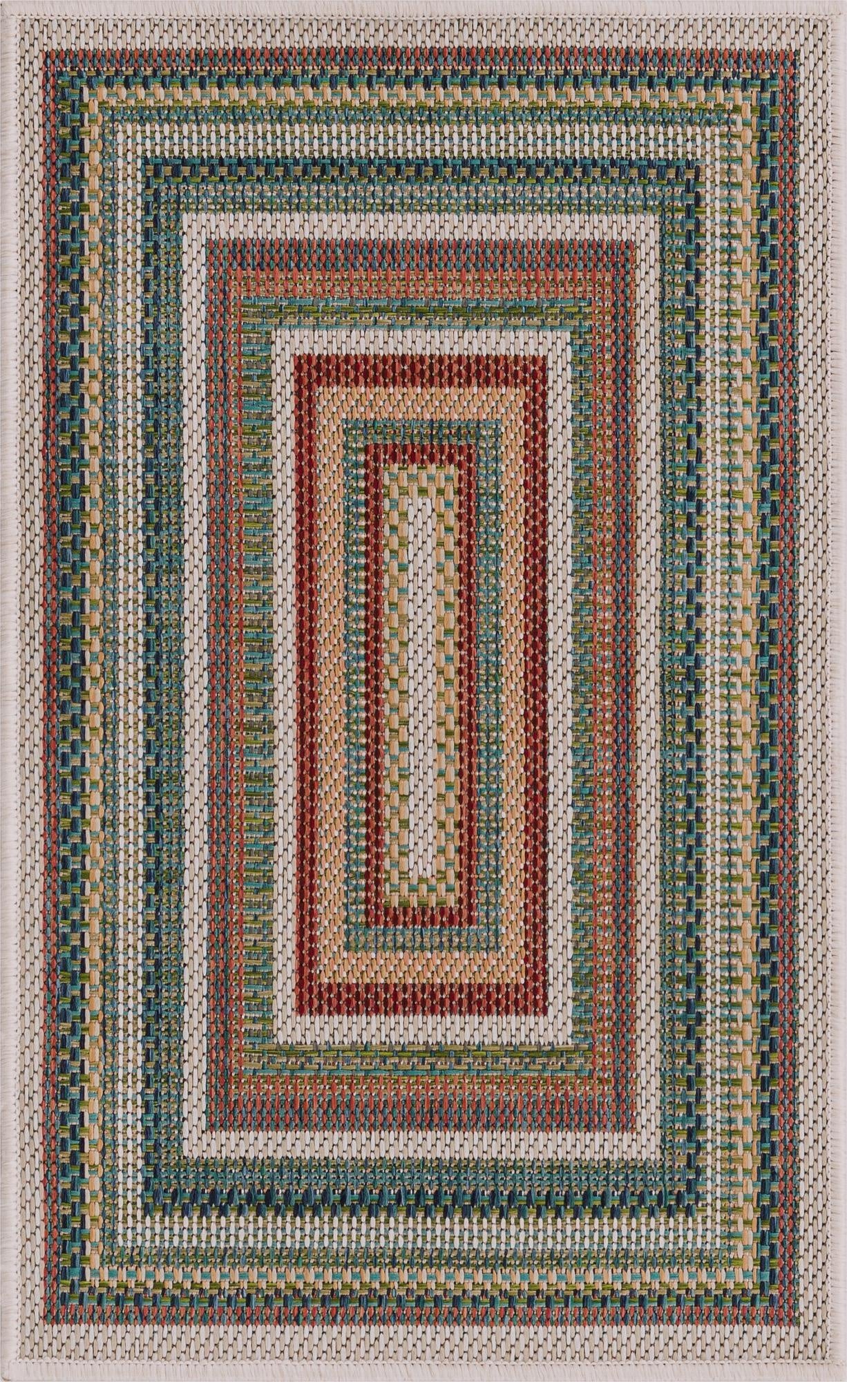 2' x 3'  Washable Baja Indoor / Outdoor Rug