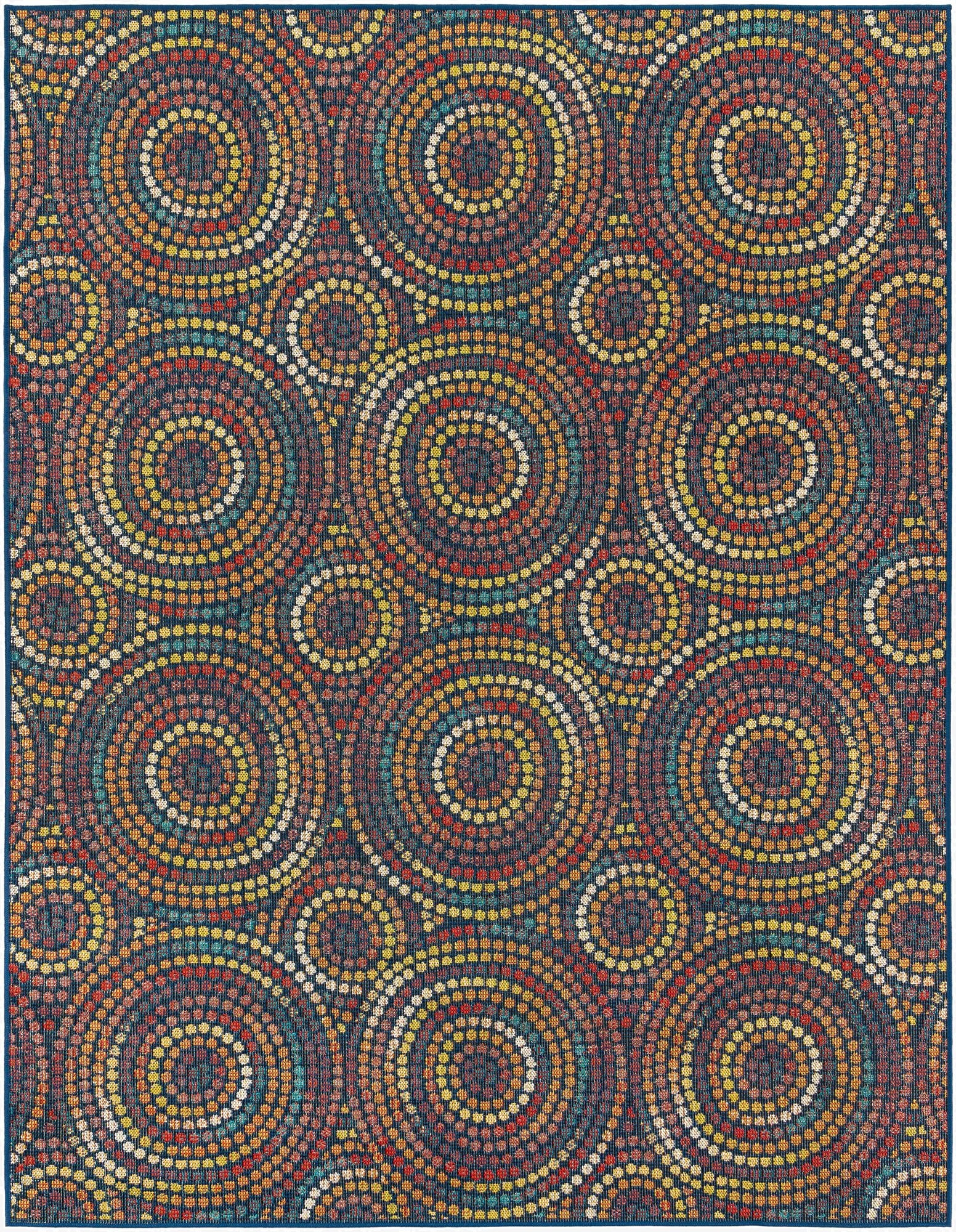  7' 10 x 10'  Washable Baja Indoor / Outdoor Rug