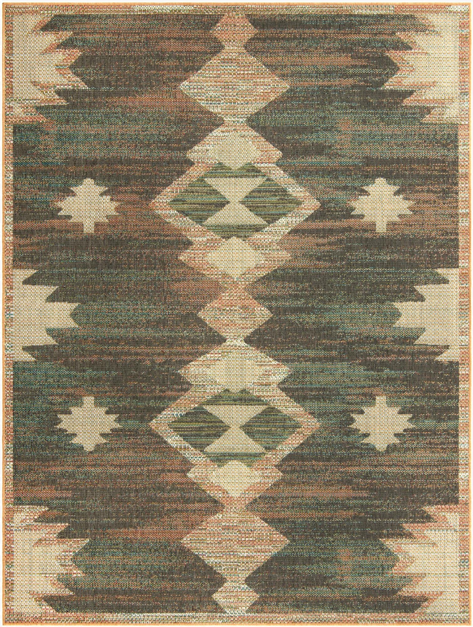  7' 10 x 10'  Washable Baja Indoor / Outdoor Rug