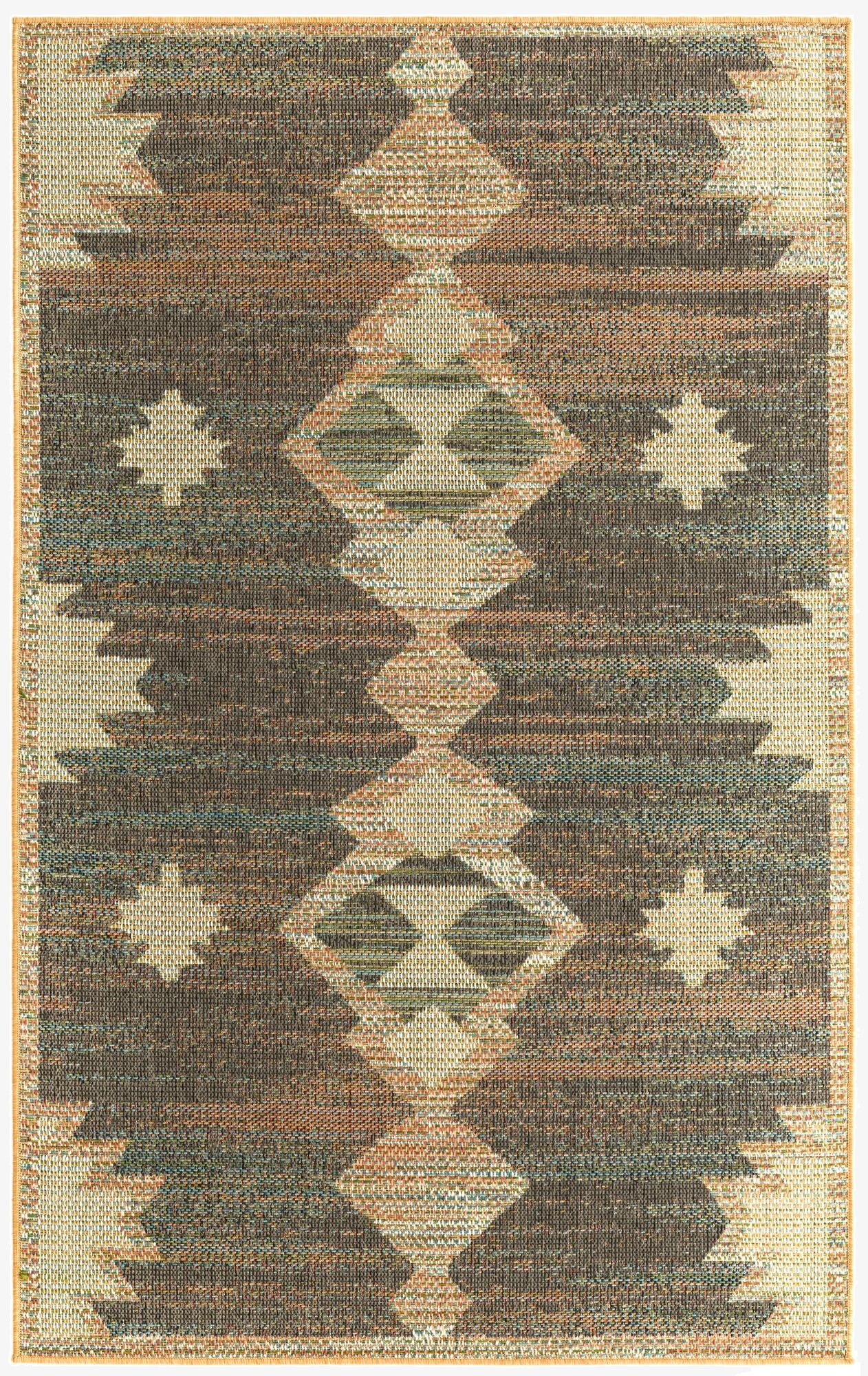  5' 3 x 7' 7  Washable Baja Indoor / Outdoor Rug