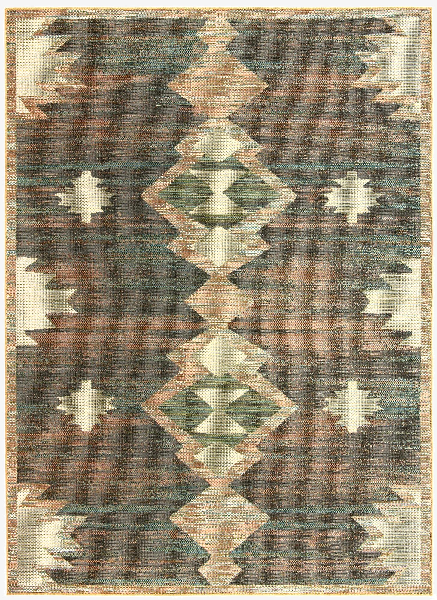  9' x 12'  Washable Baja Indoor / Outdoor Rug