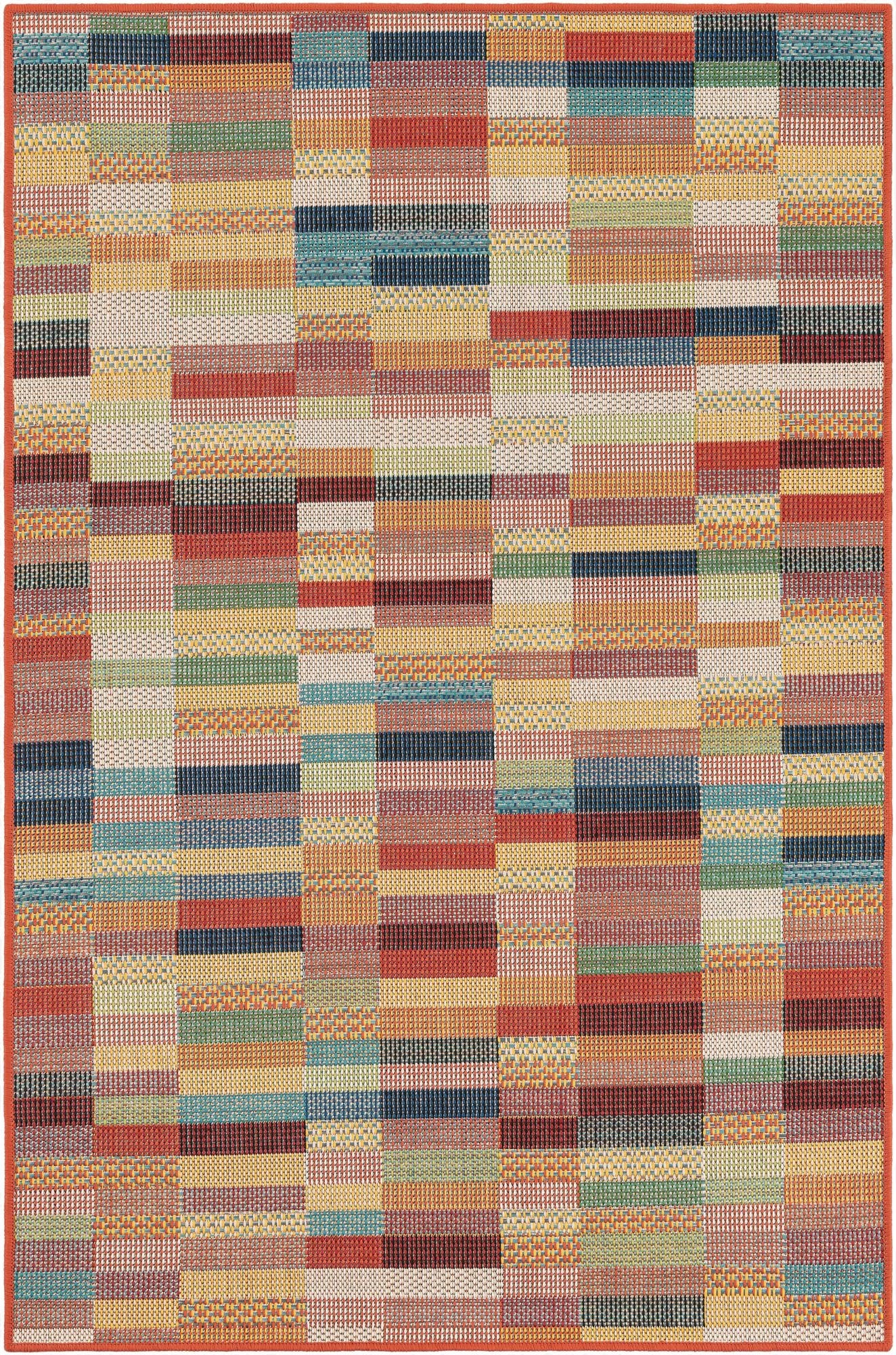 Primary image  4' 1 x 6' 1  Washable Baja Indoor / Outdoor Rug