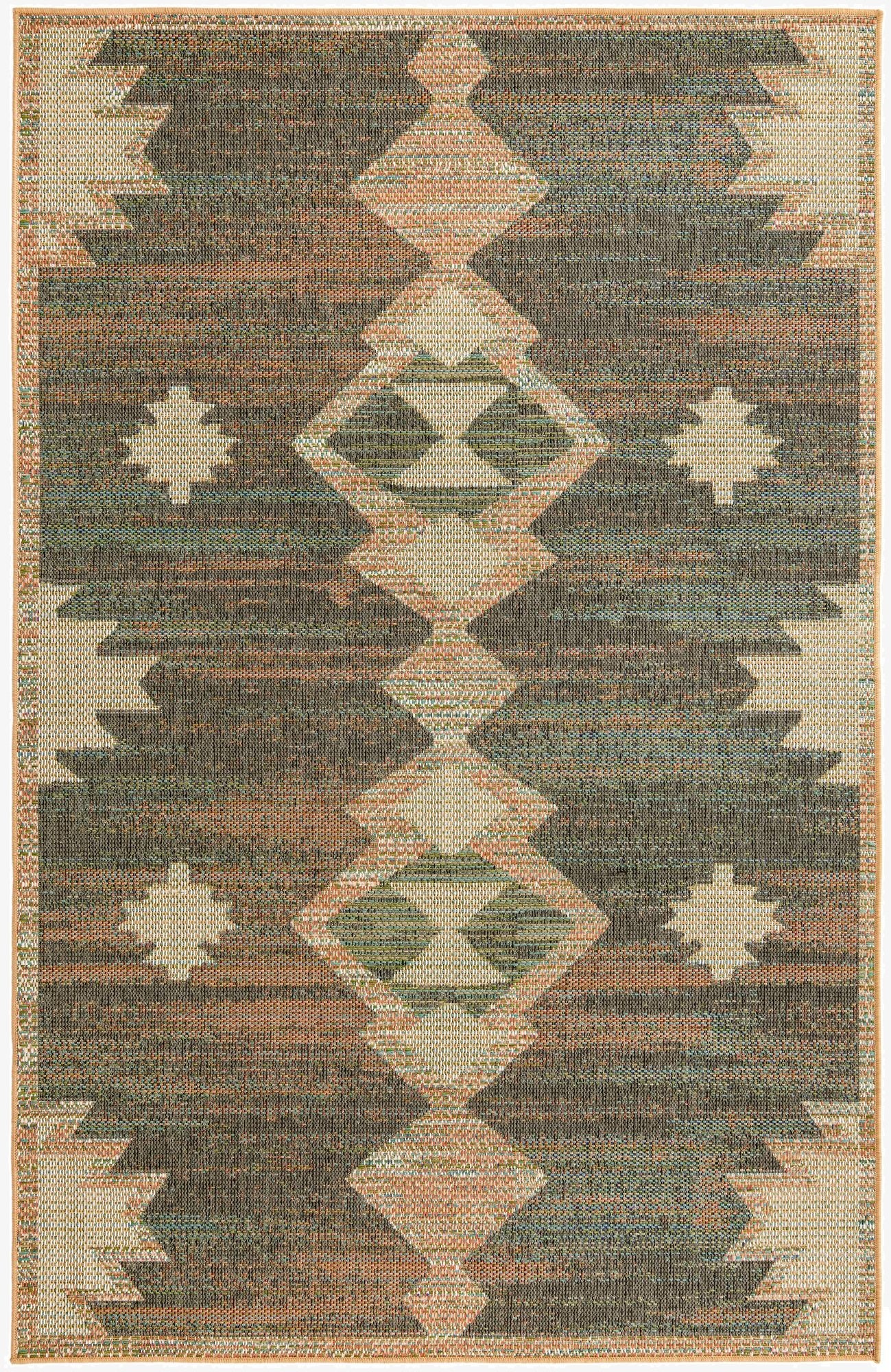  6' x 9'  Washable Baja Indoor / Outdoor Rug