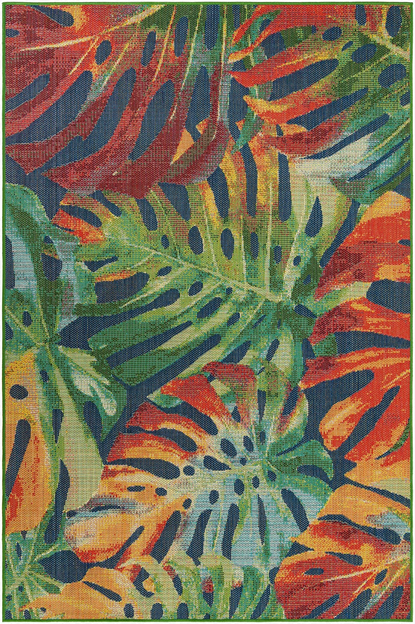 Primary image  6' 1 x 9'  Washable Baja Indoor / Outdoor Rug